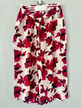 NWT INC International Concepts Wide Leg Floral Palazzo Pants